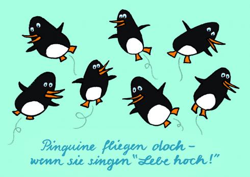 V 12 023 Alle Pinguine fliegen hoch2