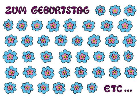 V 12 047 Geburtstags Blumen